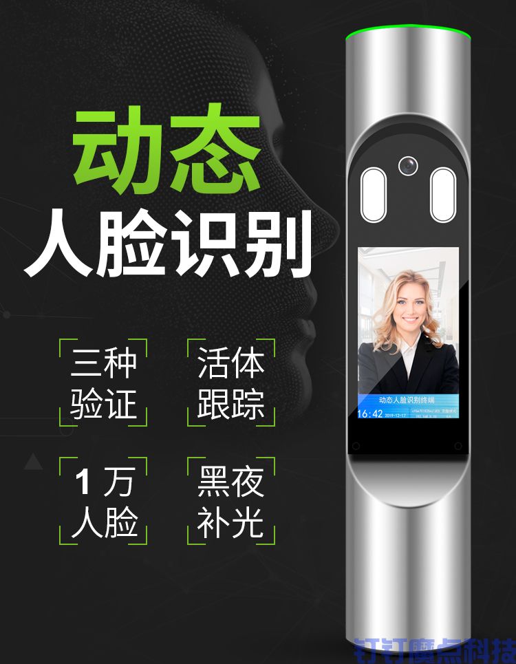 粤控动态人脸闸机(图1)